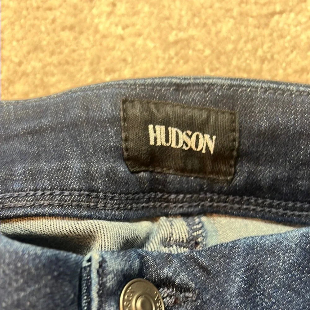 Hudson Nico Mid-Rise Super‎ Skinny Ankle Dark Wash Jeans Size 26